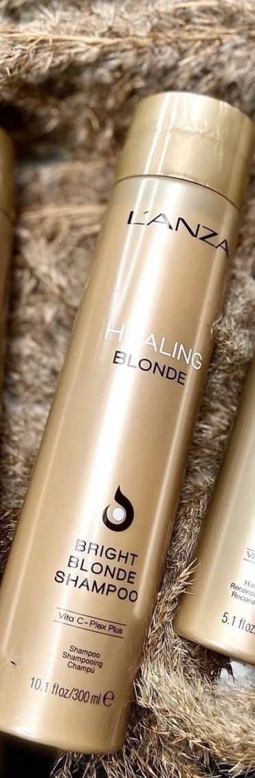 Цілющий шампунь для натурального і знебарвленого світлого волосся LʼANZA Healing Bright Blonde Shampoo, 300 ml - 3